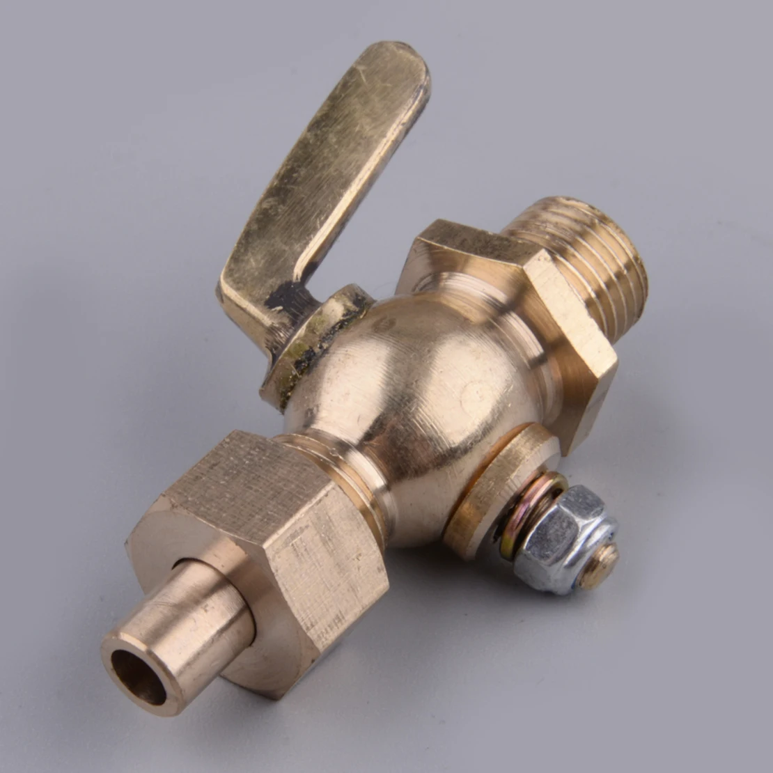 

G1/4 Fuel Tap Petcock Valve Brass Fit for Vintage Style Motorcycle