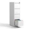 4 Drawer Metal Vertical File Cabinet with Lock Office Home Steel Vertical File Cabinet for A4 Legal/Letter Siz 1