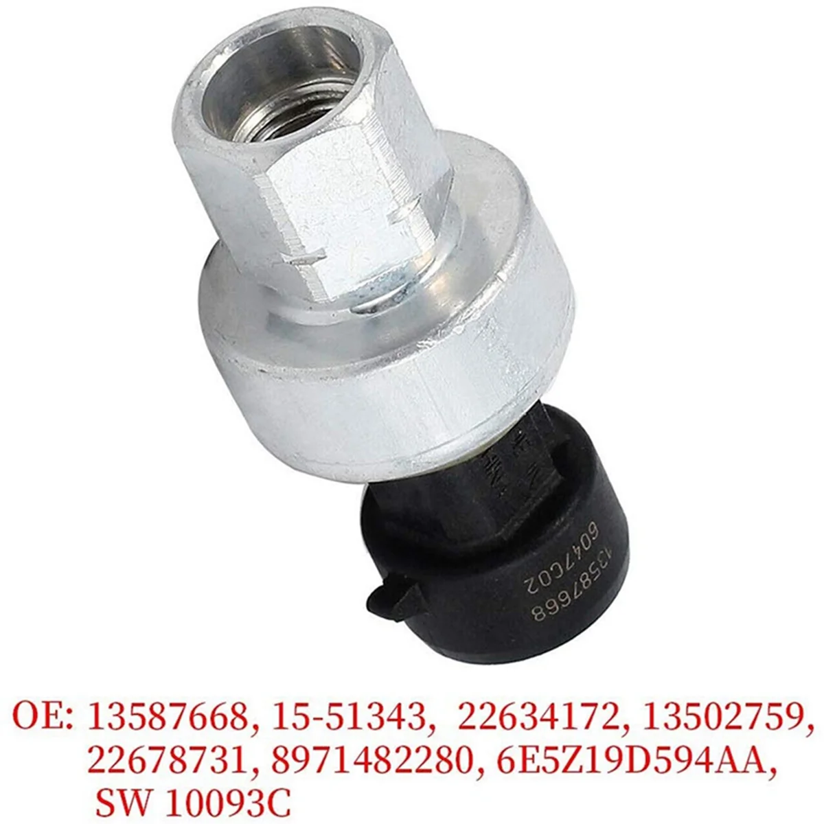 

8X 7701205751 13587668 Air Conditioning Pressure Valve Sensor Switch Fits for Renault Espace (1984-2014)