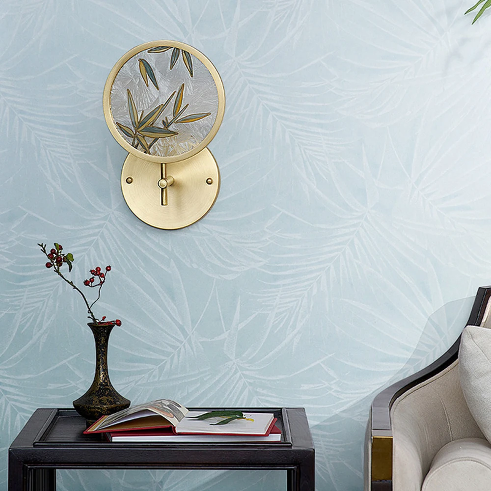 

Европейские деревенские нетканые обои в виде листьев, домашний декор, обои для гостиной, спальни, Настенные обои светло-голубого цвета