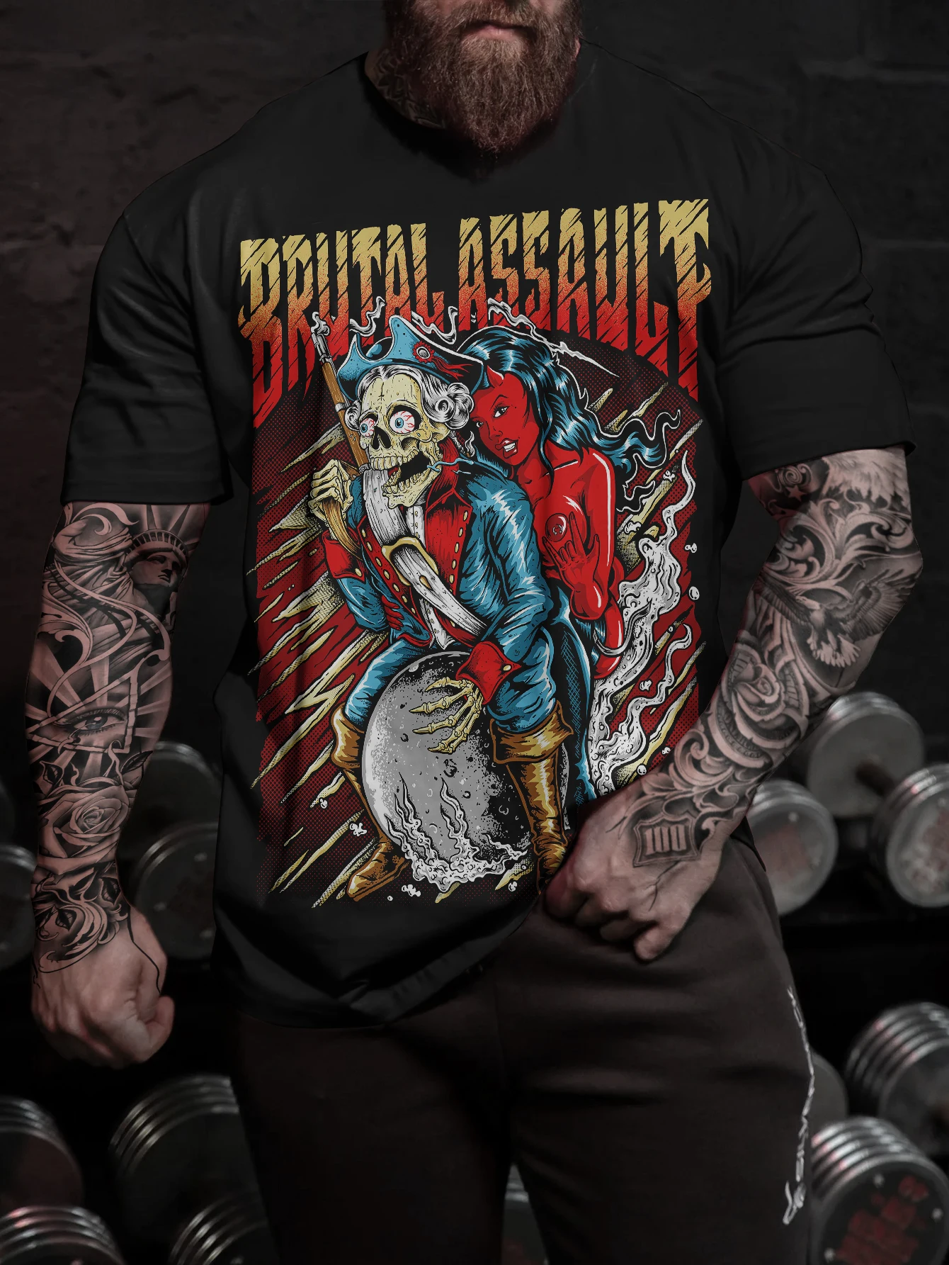 

Vintage Horror Skull 3d Print Men's T-shirt Summer Classic Casual O Neck Short Sleeve Fashion Loose Oversized Tops Tee Shirt Men