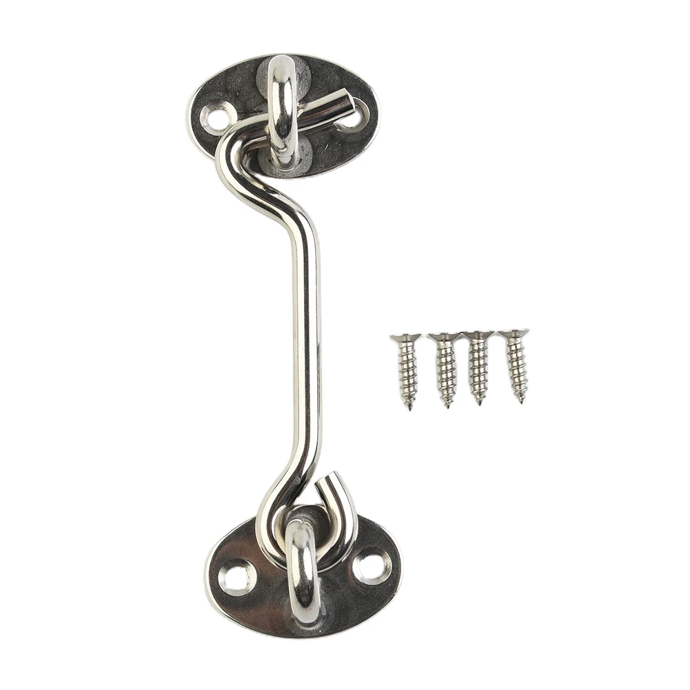 Window Hook Wind Hook Cabin Eye Latch Lock Shed Gate Door For Garden Gates Stores Garages Catch Silent Holder Tie
