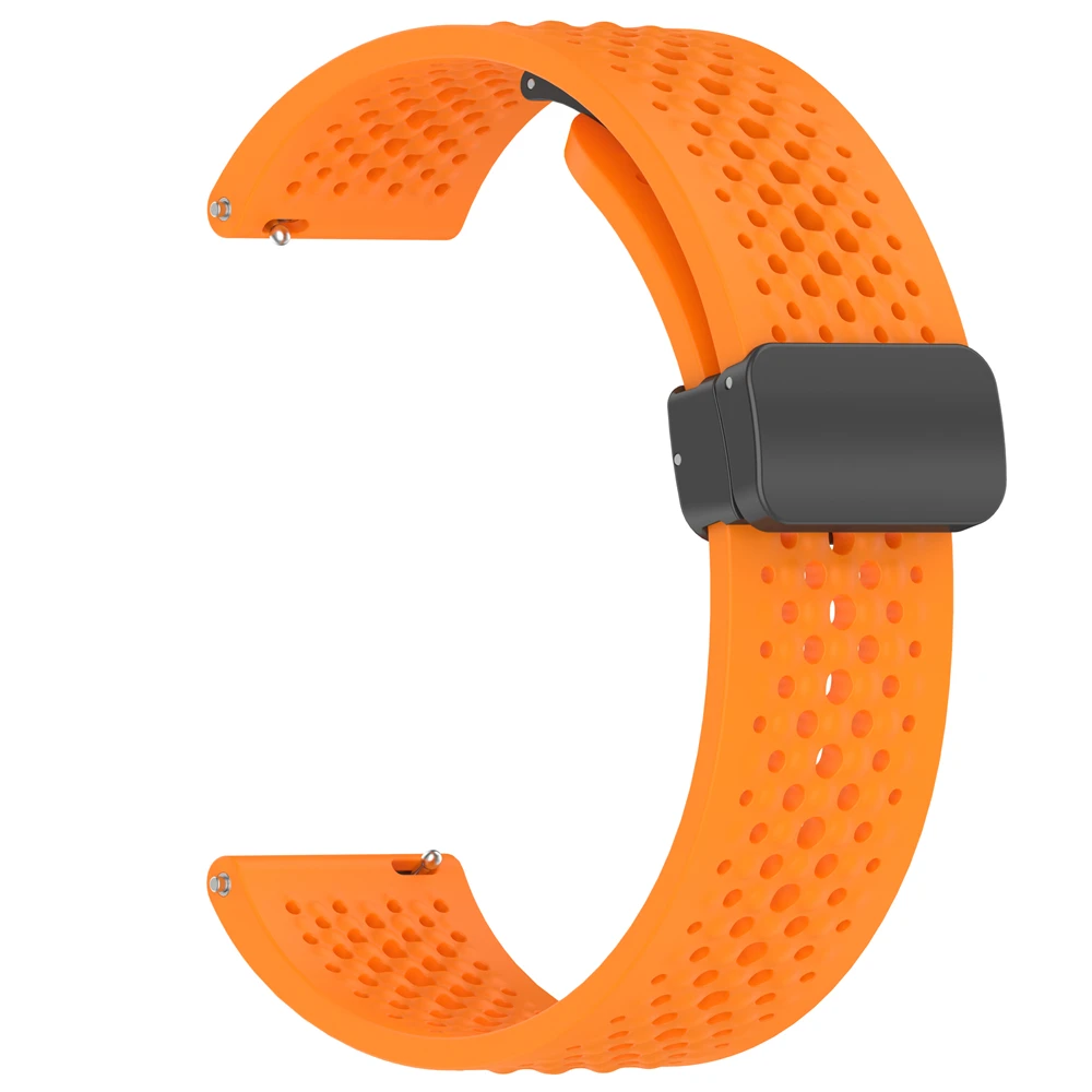Magnetic Loop Silicone Watch Band Strap, 20/22mm - Universal Fit
