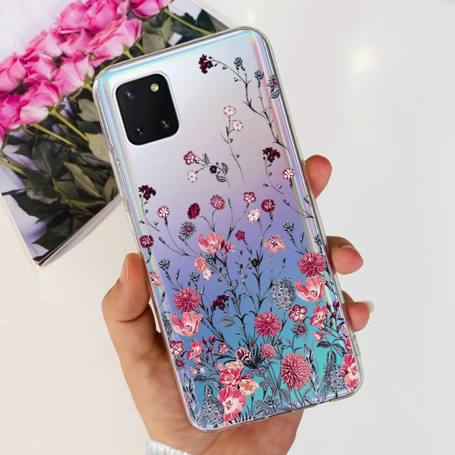 Cute Butterfly Slim Clear Silicone Phone Case Cover