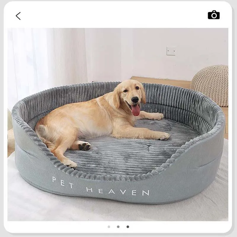 Dog Bed sofa Removable Washable Kennel Warm Cat MatPet for Large dog Thick Deep Sleep Cushion Puppy Dog Accessories מיטה לכלב