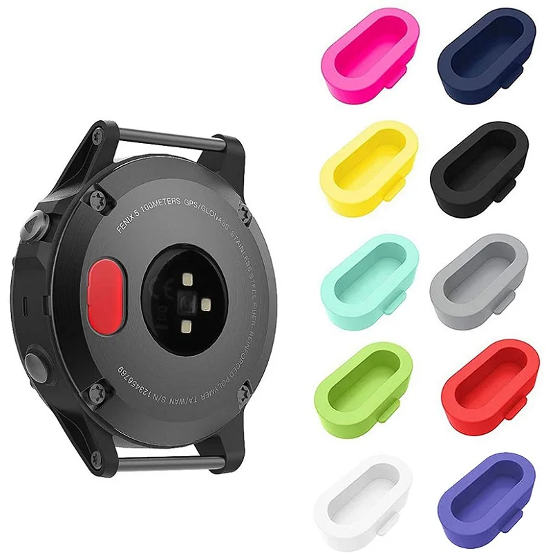 

100PCS Charger Port Dust Plug for Garmin Forerunner 165 965 265 955 255s 245 45 158 55 Vivoactive 5/4/4S Venu 3/2 Silicone Cover