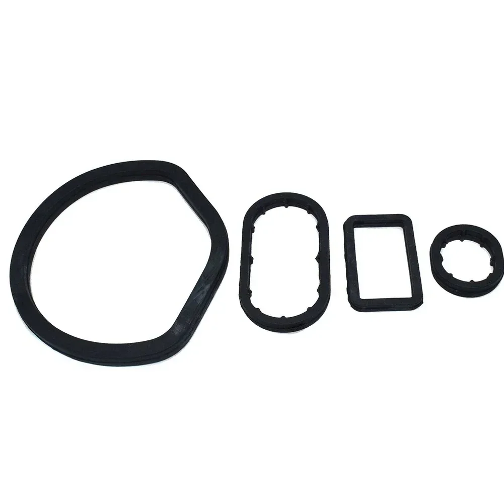 Car Rubber Oil Filter Housing Seal Kit 4pcs 1121840061 1121840161 1121840261 For Mercedes W163 W202 W203 W208 W210 W211 W220