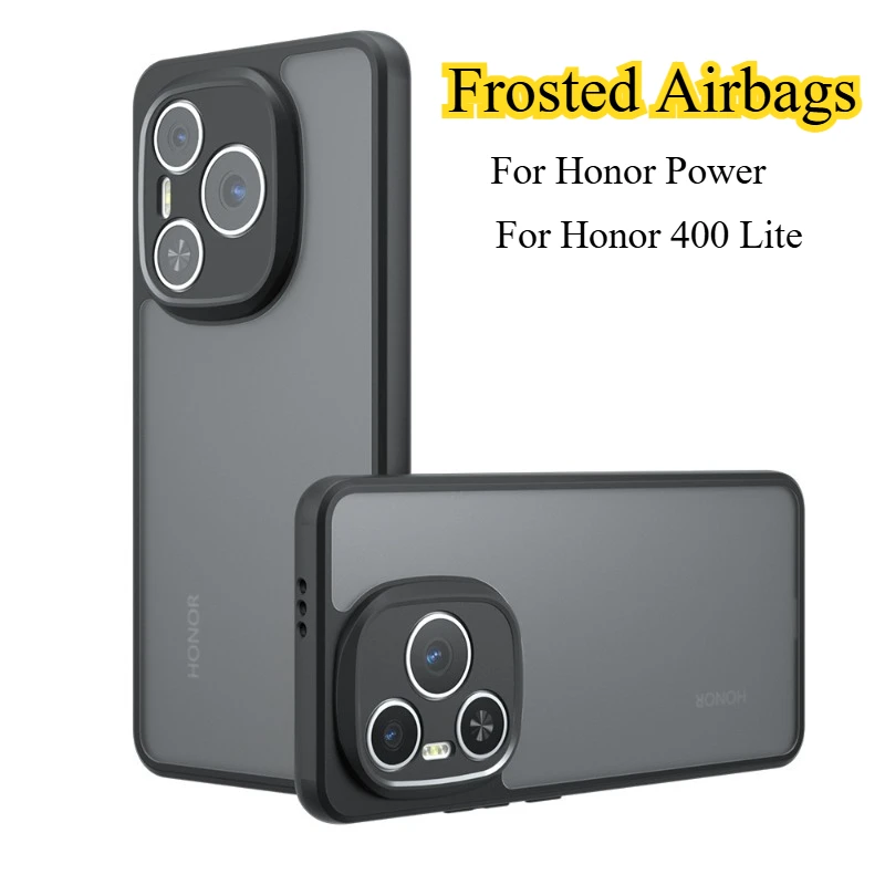 Shockproof Transparent Matte Acrylic Case - Luxury Hard PC Bumper
