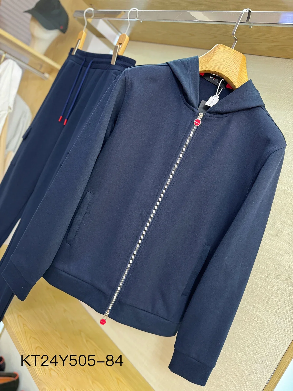 2025DIKU JING Sportswear Cotton Set Men 2025 Autumn Winter New Sports Comfortable Zipper Quality Hooded Big Size M-4XL 2