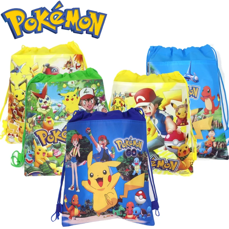 Pikachu Birthday Party Bag Pokemon Birthday Gift Bags Animation Derivatives/peripheral