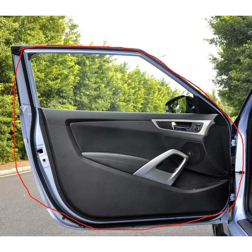 Car Roof Seal Strips Baificar Genuine Front Door Weather-Strip 82130-2V000 82140-2V000 83140-2V000 For 2012-Hyundai Veloster 5.0