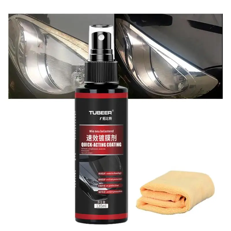 

Car Ceramic Coating Agent 120ml Car Shield Spray Car Exterior Restorer Anti Fouling Car Coating Ceramic Spray Car Paint Repair