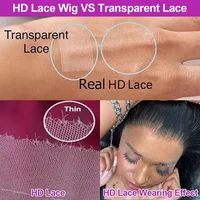 Perruque de cheveux humains lisses Kinky Yaki de 34 pouces, densité 250 %, avec dentelle frontale transparente 13x4 5x5HD pour femmes 3
