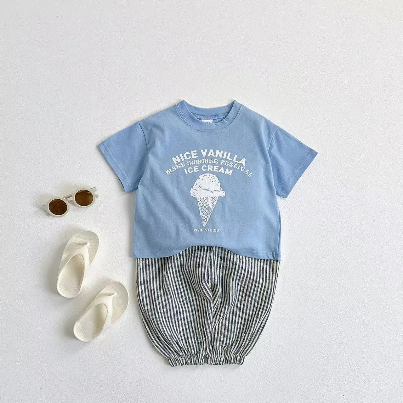 2025 Summer New Children Casual Pants Baby Boy Thin Cotton Mosquito Resistant Pants For Girls Plaid Trousers Kids Clothes 5 2025 Summer New Children Casual Pants Baby Boy Thin Cotton Mosquito Resistant Pants For Girls Plaid Trousers Kids Clothes - Image 5