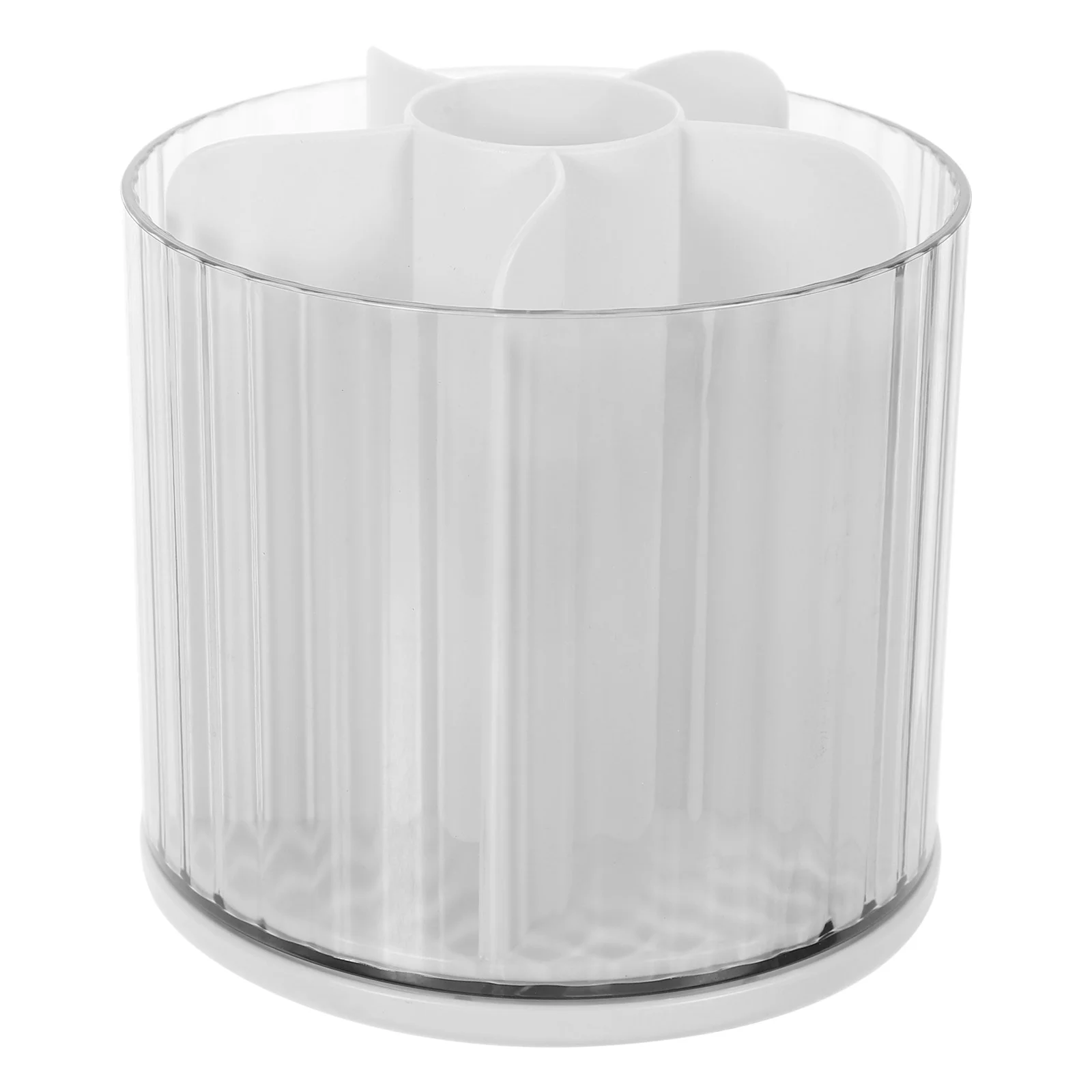 

Desktop Accessories Rotating Brush Case Compartments Desktop Stationary Organizer