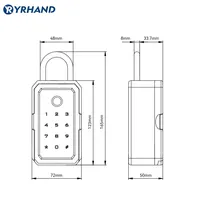 YRHAND TTlock Wifi Security Boxes Password Smart Fingerprint Digital Cerradura Inteligente Tuya Electronic Portable Lock Boxes - Image 6