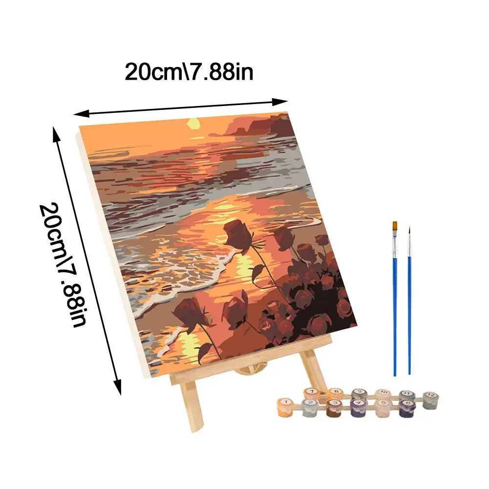 Frame Painting By Numbers Kits Abstract Sunset Landscape Modern Drawing Coloring By Numbers Acrylic Paint For Home Decor 4 Frame Painting By Numbers Kits Abstract Sunset Landscape Modern Drawing Coloring By Numbers Acrylic Paint For Home Decor 4