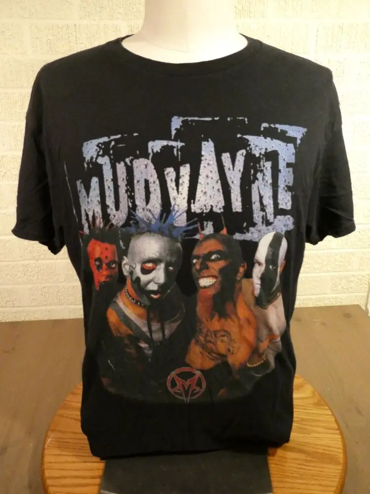 Mudvayne Hard Rock Heavy Metal Band Concert Music Shirt Black Large L -  AliExpress
