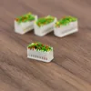GY39 12pcs N TT  OO O Scale Model Rectangle Flowerbed Park Garden Border 1
