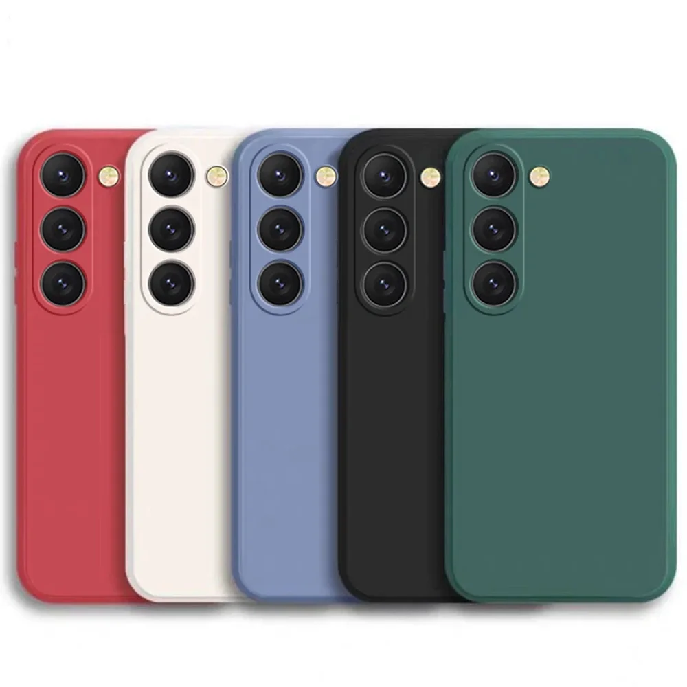 Vibrant Shockproof Liquid Silicone Phone Case with Holder