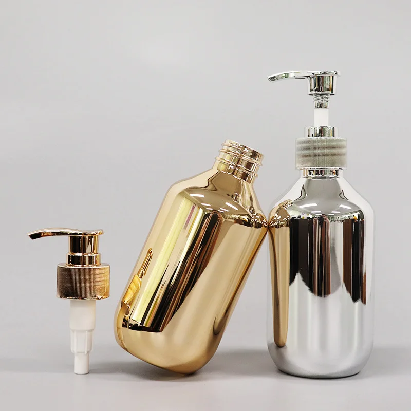 300ml Hand Soap Dispensers Gold Chrome Plastic Liquid Soap Bottles Rust