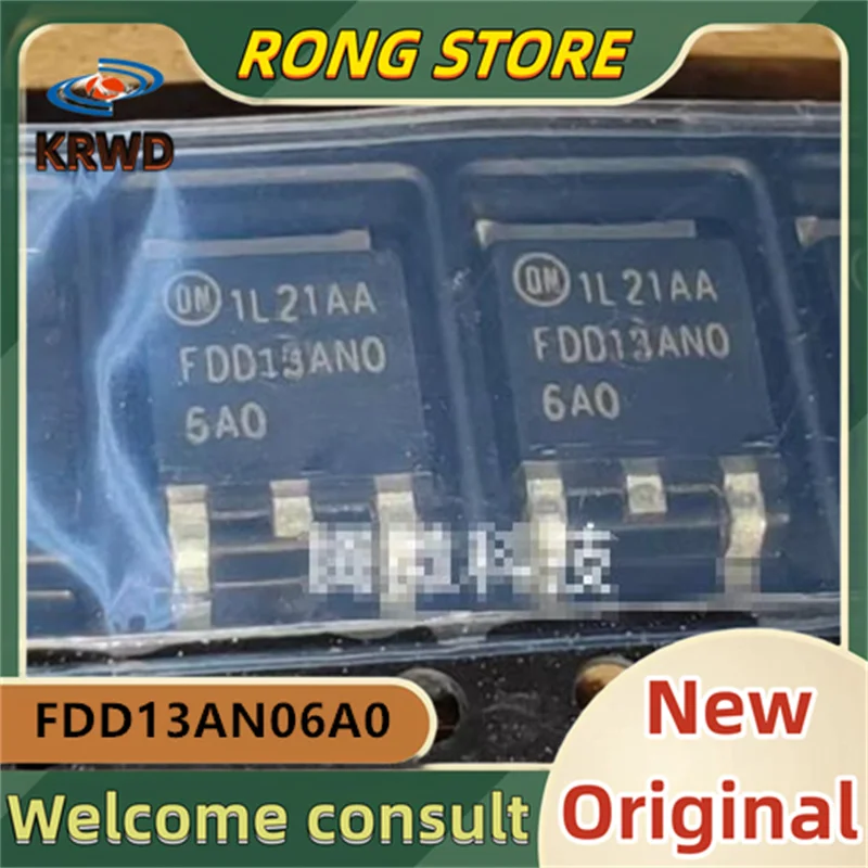 

10 шт. FDD13AN06A0 новые и оригинальные FDD13AN06A0-F085 50A 60V TO-252