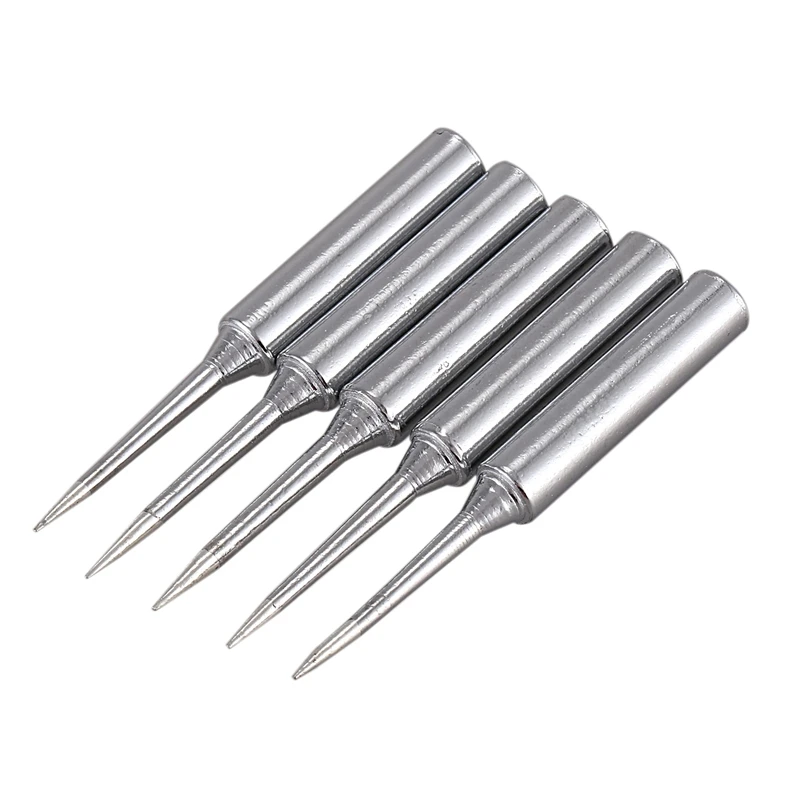 900M-T-LI 0.8mm Point Diameter Soldering Solder Iron Tips 5 Pcs 2