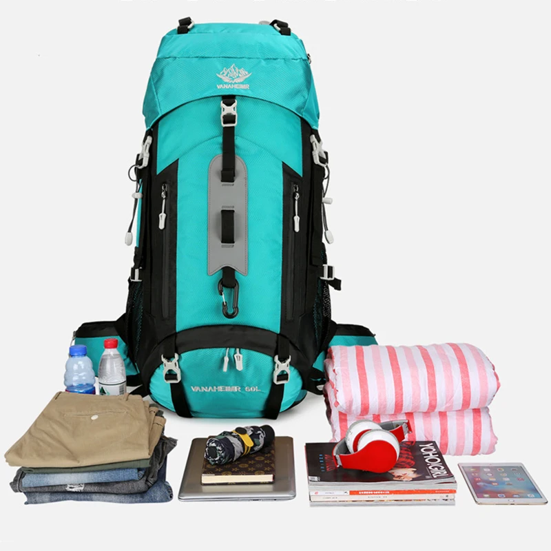 Climbing Backpack Large Capacity Outdoor Sport Camping Bag Hiking Mountaineering Waterproof Lightweight Trekking Travel Rucksack