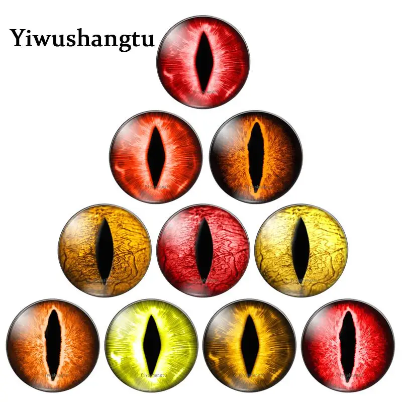 25mm Pink Fursuit Glass Eye Cat Or Dragon Eyeball For Taxidermy Sculptures Or Jewelry Making Pendants Crafts 1 Inch Art Doll Wire Wrapping DIY
