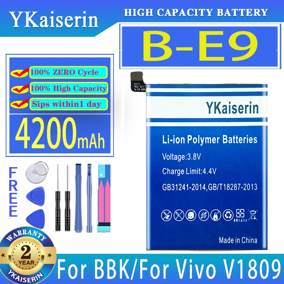 

Аккумуляторная батарея YKaiserin 4200 мАч для BBK/ДЛЯ Vivo V1809A V1809T V1809 B-E9