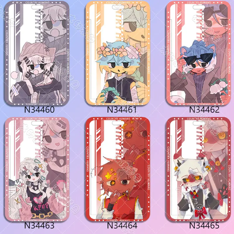 Countryhumans Card Cover Anime KeyChain Ch Countryhuman Bus Key Chain for  Women Print Key Ring Acrylic Car Keyring Pendant Gifts - AliExpress