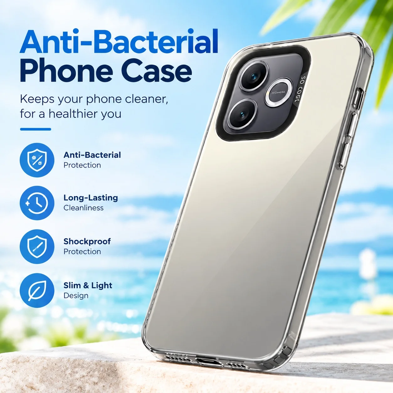 Premium Matte Metallic Texture Shockproof Phone Case with Original Design