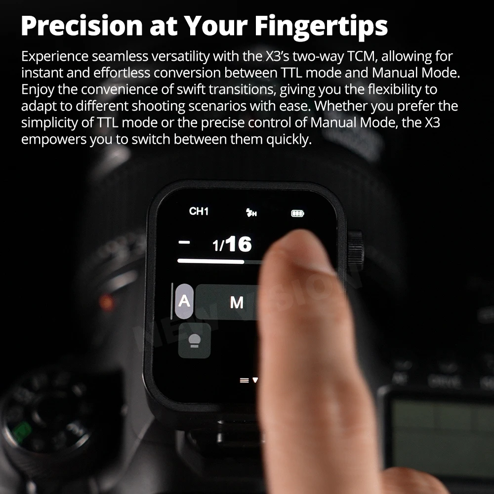 Godox  ÷ Ʈ OLED ġ ũ ۽ű,  , ĳ   ʸ, X3 TTL HSS 2.4G