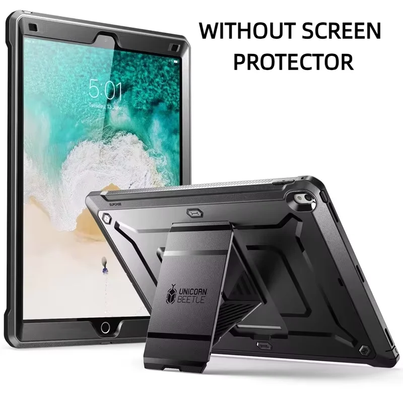 Rugged Full-Body Protective Case for iPad Pro 12.9 (2017) - Heavy Duty, No Screen Protector