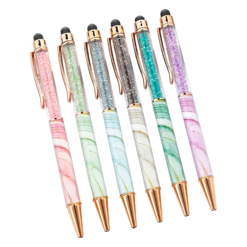 

Retractable Ballpoint Pen Black Write Smoothly Business Gift Pen D5QC