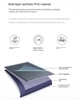 Надувной матрас, автомобильный матрас, уличная кровать на воздушной подушке, складной утолщенный флокированный матрас, домашнее использование — изображение 4