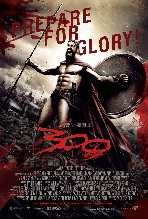 

300 Movie Art Film Print Silk Poster Home Wall Decor