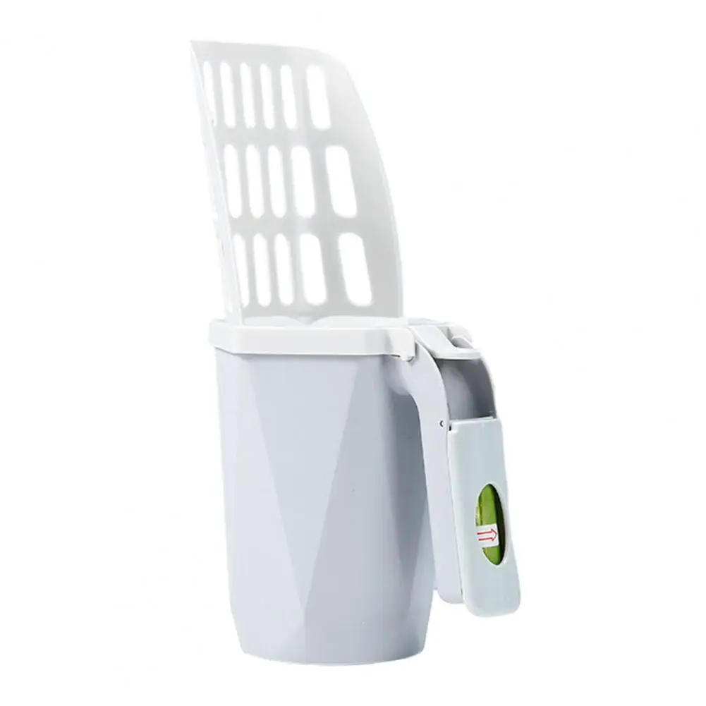 

Cat Litter Scoop Comfortable Grip Capacity Cat Litter Scoop with Built-in Waste Bin Easy to Clean Tool for Pet Cleaning Supplies