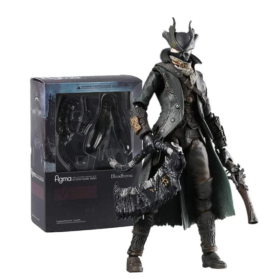 figma 367 Hunter フィギュア BloodBorne 16cm Bloodborne Hunter Figma 367-DX Action Figure Model Toys