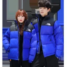 Young Men Velvet Clothes White Duck Velvet Hat Couple Thick Warm Coat Customizable Fabric Breathable Anti-cold