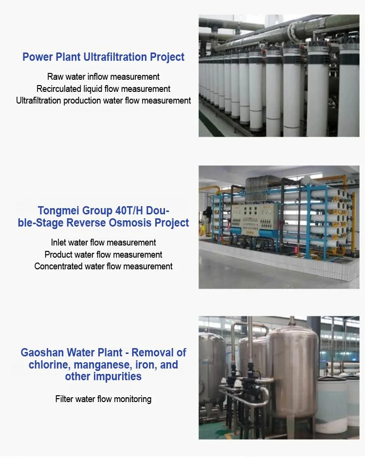 Digital PVC Flow Meter with LCD Display RS485 ‑ Acid and Corrosion Resistant Wat