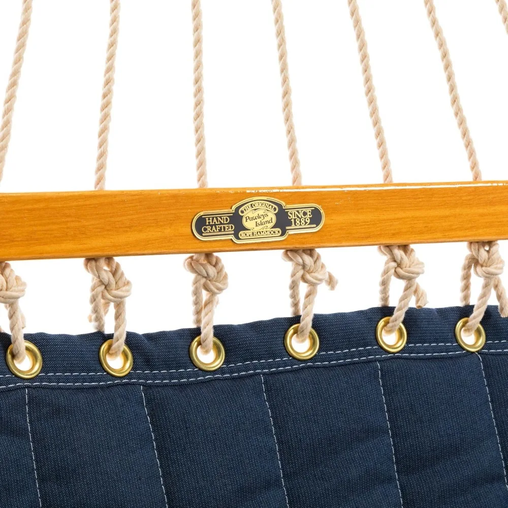 Spectrum Indigo Sunbrella Quilted Hammock Image 4