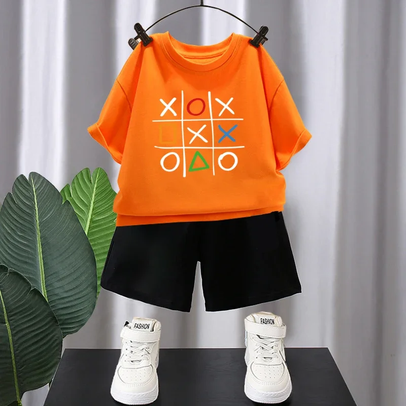 Summer Boys' Sports T-shirt New Creative Printed Top Fashion Children's Clothing Cotton Top for Kids 4 5 6 7 8 9 10 11 12T 5