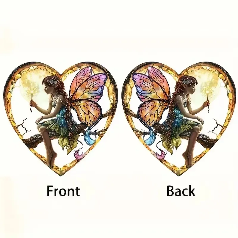 Enchanted Fairy Heart Suncatcher 4 | Enchanted Fairy Heart Suncatcher 4