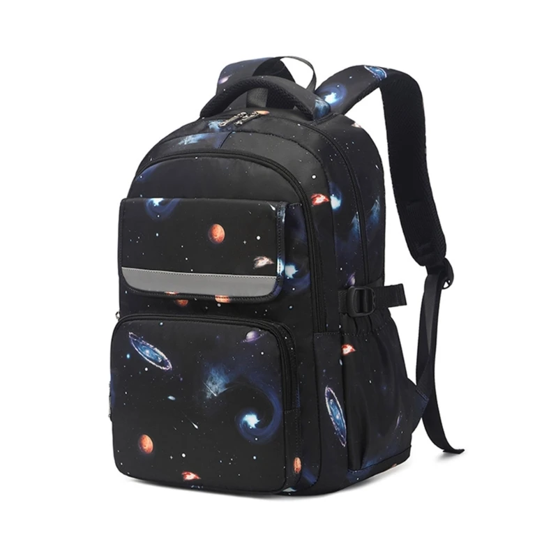 Womens Backpack Large Capacity Backpack Star Printed School Bag Practical Travel Back Pack Lunch Bag for Daily-Weekend