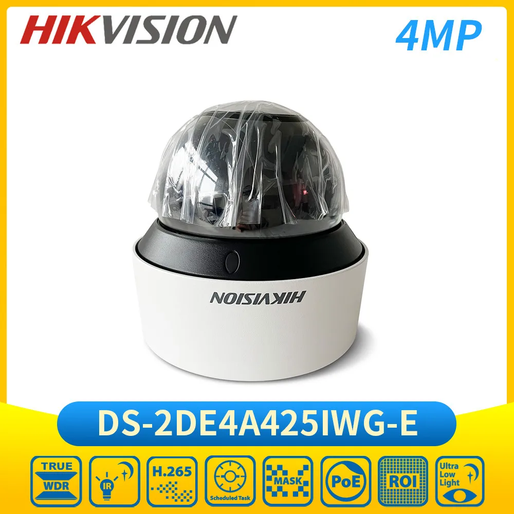 

Hikvision DS-2DE4A425IWG-E 4MP 25x PTZ Camera Auto Smart Tracking 50m IR Darkfighter Speed Dome Security Camera POE