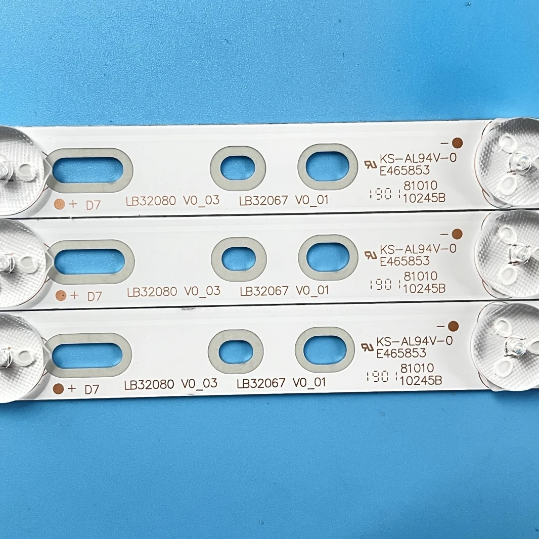 LED Backlight Strip For P hilips 32PFT4309/60 32PHH4200/88 32PHH4509 32PHK4100/12 Bar Kit TV LED Line Band HD Lens D307-V1.1