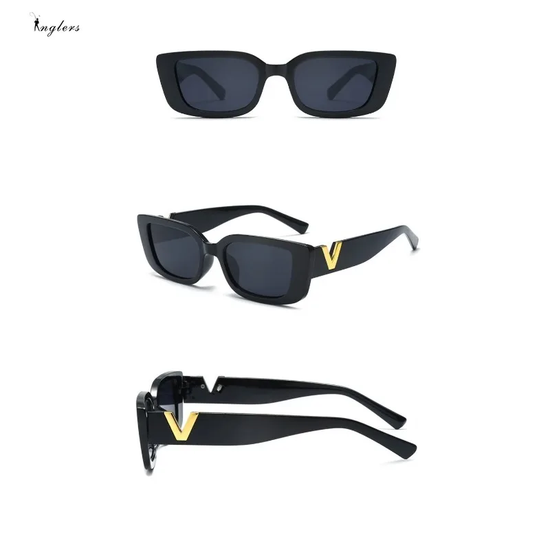 Retro Rectangle Sunglasses Women Vintage Small Frame Sun Glasses Ladies Classic Black Square vintage sunglasses