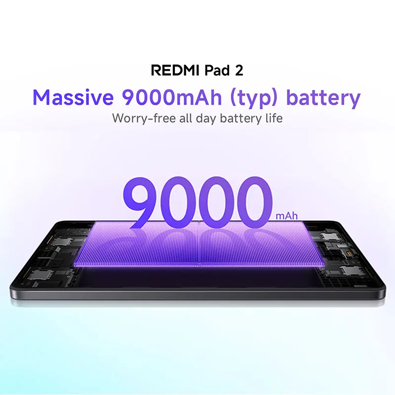 New Xiaomi Redmi Pad 2 Global version Tablet 9000mAh Battery MTK