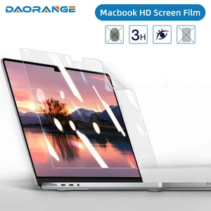 Защитная пленка для экрана MacBook HD, мягкая пленка для Air 13 дюймов M1 M2 Pro 11 13 14 15 16 дюймов, защитные аксессуары для сенсорной панели